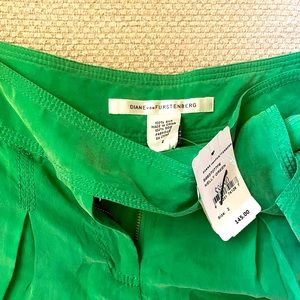 NWT silk shorts, size 2